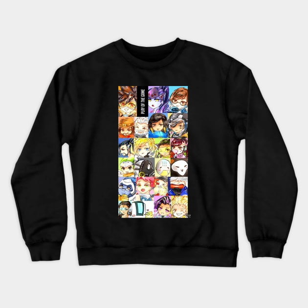 The Overwatch Roster Crewneck Sweatshirt by candypiggy